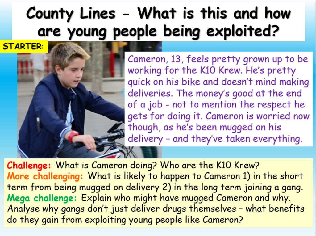 County Lines, Drugs and Gangs