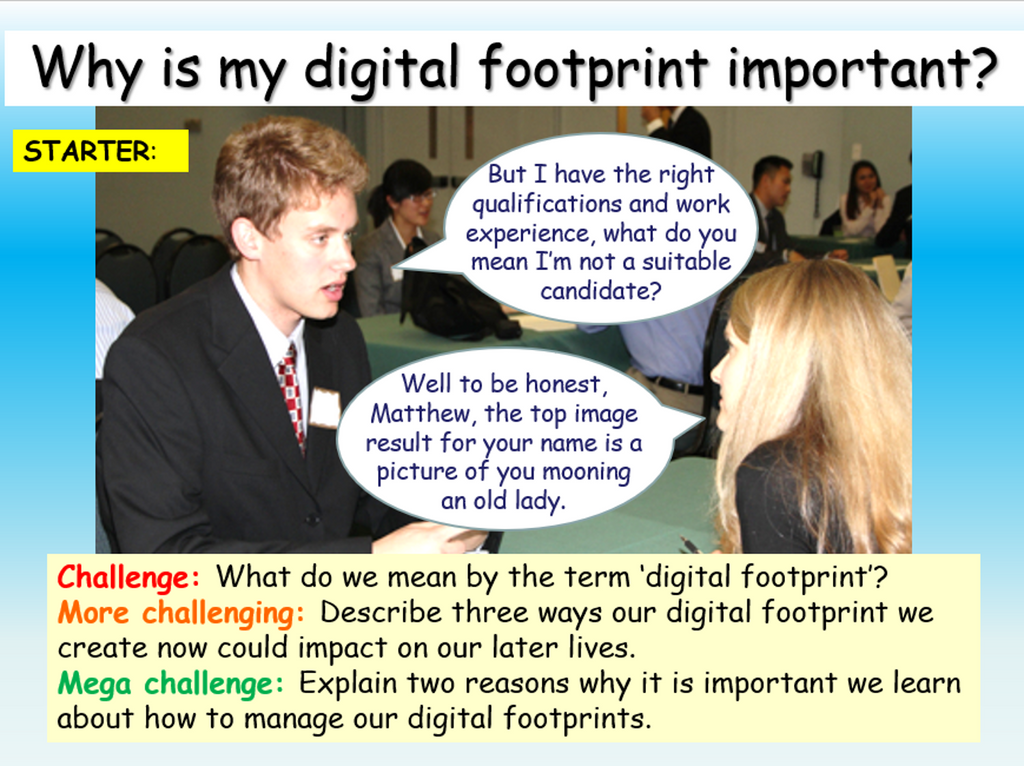 Internet Safety - Digital Footprints