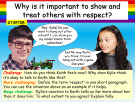 Showing respect to others