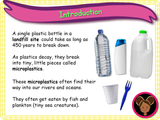 Plastic and Pollution - KS1 - Year 1