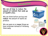 All About Recycling - KS1 - Year 1