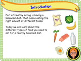 Healthy Food - KS1 - Year 1