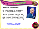 Queen Elizabeth II and King Charles III