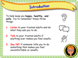 Staying Safe - KS1 - Year 1