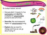 Sustainability