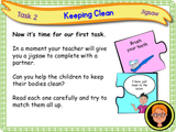 Keeping clean - KS1 - Year 1