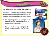 Queen Elizabeth II and King Charles III