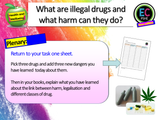 Drugs Introduction KS3 PSHE Lesson