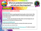 Protected Characteristics and The Equality Act 2010