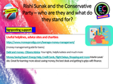 Rishi Sunak + The Conservative Party Citizenship Lesson