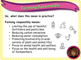 Climate change, Sustainability and Food Security