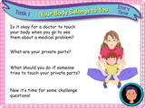 My body belongs to me - KS1 - Year 1