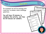 Secrets and surprises KS1/Year 2