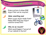 All About Recycling - KS1 - Year 1