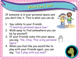 New! Personal Space - EYFS/Reception