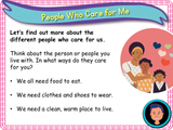 People who care for me KS1/Year 1