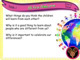 Welcoming Everyone (Diversity / Inclusion) - KS1 - Year 1
