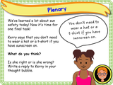 Sun safety - KS1 - Year 1