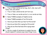 Unkind Words KS1/Year 2