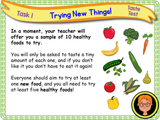Healthy Food - KS1 - Year 1