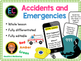 Accidents and Emergencies - Calling 999 -  KS1/Year 2