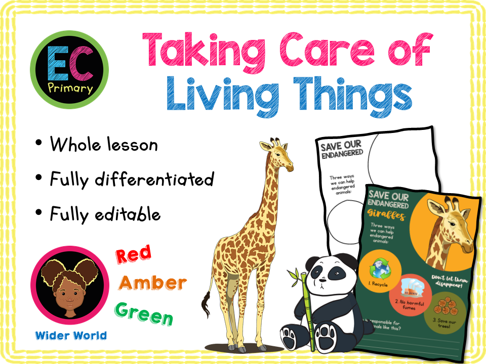 Caring for living things - KS1 - Year 1