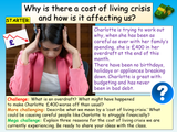 Cost of Living - Money, Inflation and Finance PSHE
