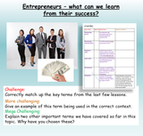 Careers - Entrepreneurs and Enterprise