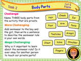 The Human Body - Naming Body Parts KS1/Year 2