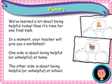 Being Helpful - KS1 - Year 1