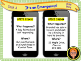 Accidents and Emergencies - Calling 999 -  KS1/Year 2