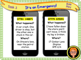 Accidents and Emergencies - Calling 999 -  KS1/Year 2