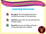 Welcoming Everyone (Diversity / Inclusion) - KS1 - Year 1