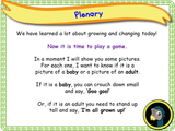 New! Growing and Changing - EYFS/Reception