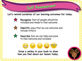 Welcoming Everyone (Diversity / Inclusion) - KS1 - Year 1