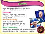 Queen Elizabeth II and King Charles III