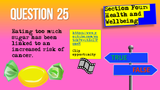 Healthy Eating PSHE Quiz