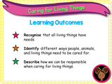 Caring for living things - KS1 - Year 1