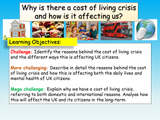 Cost of Living - Money, Inflation and Finance PSHE