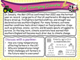 Climate change, Sustainability and Food Security