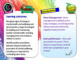 Stress and Exam Performance PSHE Lesson