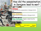 How did the assassination of Franz Ferdinand spark World War One?