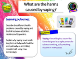 Vaping dangers PSHE Lesson