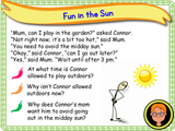 Sun safety - KS1 - Year 1