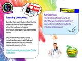 Accessing appropriate health services PSHE lesson