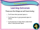 New! Personal Space - EYFS/Reception