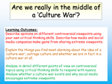 Are we in a Culture War? Media Influence