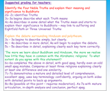 Hinduism and Buddhism Assessment