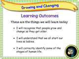 New! Growing and Changing - EYFS/Reception