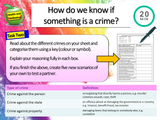 Knife Crime and Gang Influences PSHE Lesson